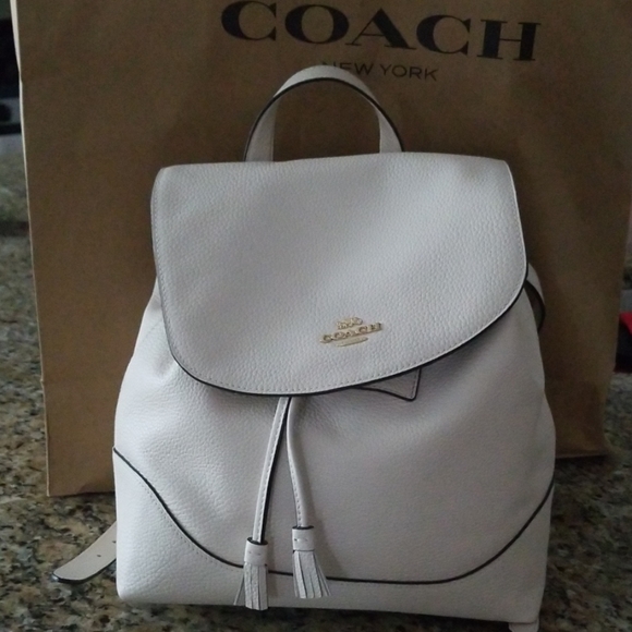 Coach Winter White Backpack main image 4